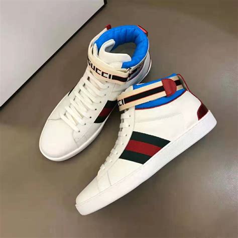 mens ace gucci stripe sneaker|gucci ace sneakers men outfit.